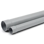 UPVC Pipe PN 15 Bar Size 6 inch Thickness 12.5 mm Gray Color
