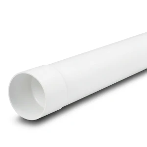 أنابيب UPVC ضغط 7.5 بار SDR 34.4 قطر خارجي 250 ملم سماكة 7.3 ملم لون أبيض