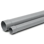 UPVC Plastic Pipe PN 15 Bar Size 4 inch Thickness 8.4 mm Gray Color