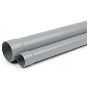 UPVC Pipe PN 15 Bar Size 6 inch Thickness 12.5 mm Gray Color