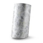Spanish Wallpaper Floral Design Gray Color, Size 10mx0.53m, Model 4003-2