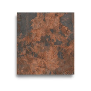 Porcelain Flooring Tiles 10 mm Thickness, 45x45 cm, Rust Color, Canyon Design