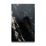 Indian Porcelain Floor Tiles 240x120 cm Nero B Glossy
