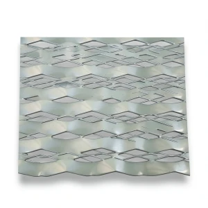 Hot Rolled Expanded Metal Sheet Drie Design 2.3 mm Wire Diameter 2.44x4 m