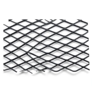 Hot Rolled Black Steel Expanded Metal Mesh Khaleeji 1.4 mm Thickness 1.22 m Width 2 m Length