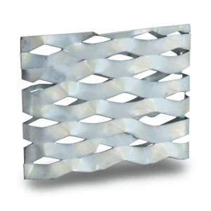Hot Rolled Expanded Metal 3.8 mm Thickness, Size 1.22×1 m, Drie Design