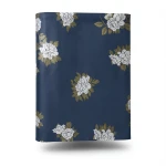 Spanish Wallpaper Floral Design Dark Blue, Size 10mx0.53m, Model 4002-5