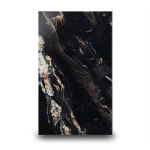 Indian Porcelain Floor Tiles 240x120 cm Nero B Glossy
