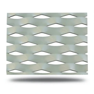 Hot Rolled Expanded Metal Mesh Drie Shape 2.3mm Thickness 2440mm Width 3000mm Length Bait Al Tatawor