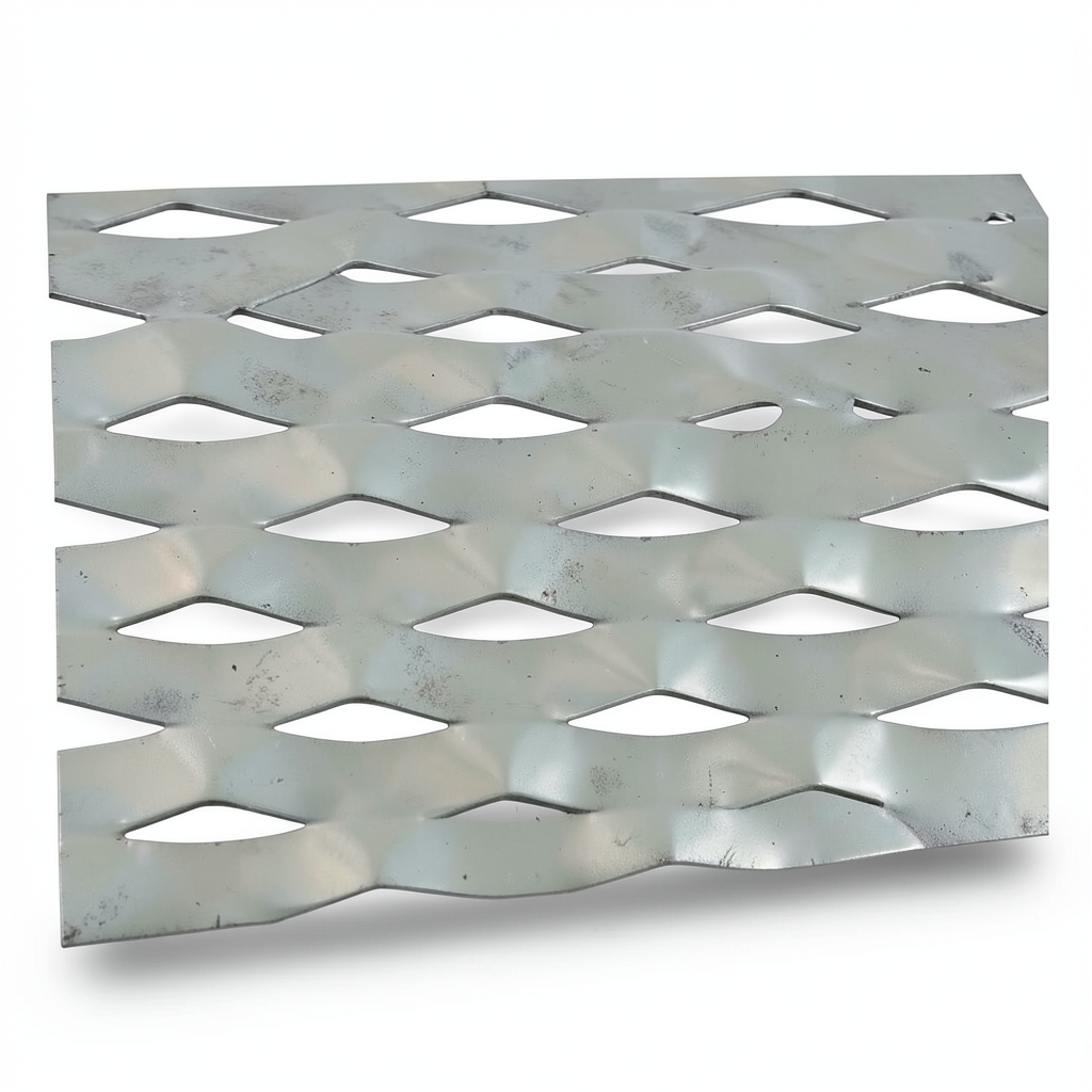 Hot Rolled Expanded Metal Wiremesh Drie Shape 3.8 mm, Size 1.22×3 M