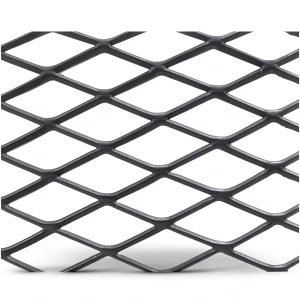 Hot Rolled Black Steel Expanded Metal Mesh Khaleeji 1.4 mm Thickness 1.22 m Width 6 m Length