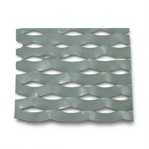 Hot Rolled Expanded Metal Sheet Flattened 3.8 mm Thickness, 1.22 M Width, 4 M Length, Drie Design