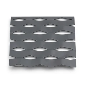 شبك بقلاوة حديد اسود سمك 3.8 مم، مقاس 1.22×1 متر، تصميم درع