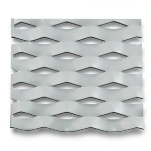 Hot Rolled Expanded Metal Mesh Drie Shape, Wire Diameter 2.3 mm, Width 1.22 M, Length 4 M