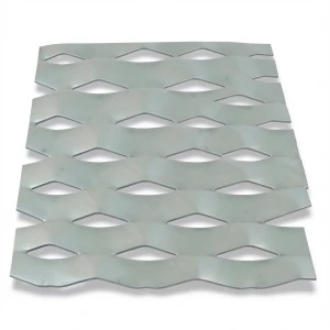 Hot Rolled Expanded Metal Sheet Flattened, Drie Shape, Thickness 2.3 mm, Width 1.22 M, Length 6 M