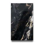 Indian Porcelain Floor Tiles 240x120 cm, Glossy Nero A