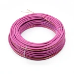كابل نحاس THHN/THWN مقاس 1.31 مم² قطر 2.5 مم 600 فولت طول 500 قدم لون زهري معزول PVC 105°C | شركة الفنار
