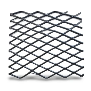 Hot Rolled Steel Expanded Metal Mesh 1.7 mm Thickness 1.22x4 m Black