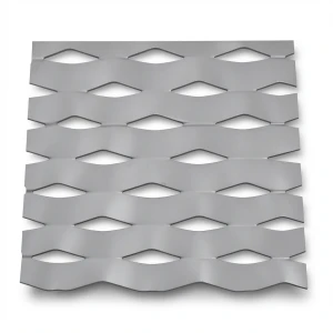 Hot Rolled Expanded Metal Sheet 2.3 mm Thickness, 1.22 M Width, 3 M Length, Drie Design