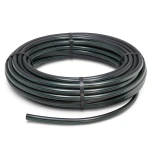 HDPE Coil Pipe 6 Bar Pressure PE 63, 75 mm Outer Diameter, SDR 17.6, Black