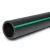 HDPE Plastic Pipe Nominal Pressure 4 Bar PE63 OD 180 mm SDR 26 Black with Green Stripes - Image 1