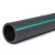 HDPE Polyethylene Pipe Nominal Pressure 4 Bar PE 63 OD 225 mm SDR 26 Black with Green Stripes - Image 1