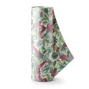 Spanish Wallpaper Floral Design Green Color, Size 10mx0.53m, Model 4003-3