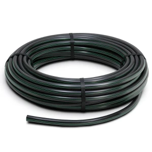HDPE Polyethylene Plastic Coil Pipe Pressure 6 Bar PE 63 Size OD 125 mm SDR 17.6 Black