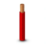 كابل نحاسي THHN/THWN معزول PVC 105 درجة مئوية قطر 8.8 مم 600 فولت 500 قدم أحمر | شركة الفنار