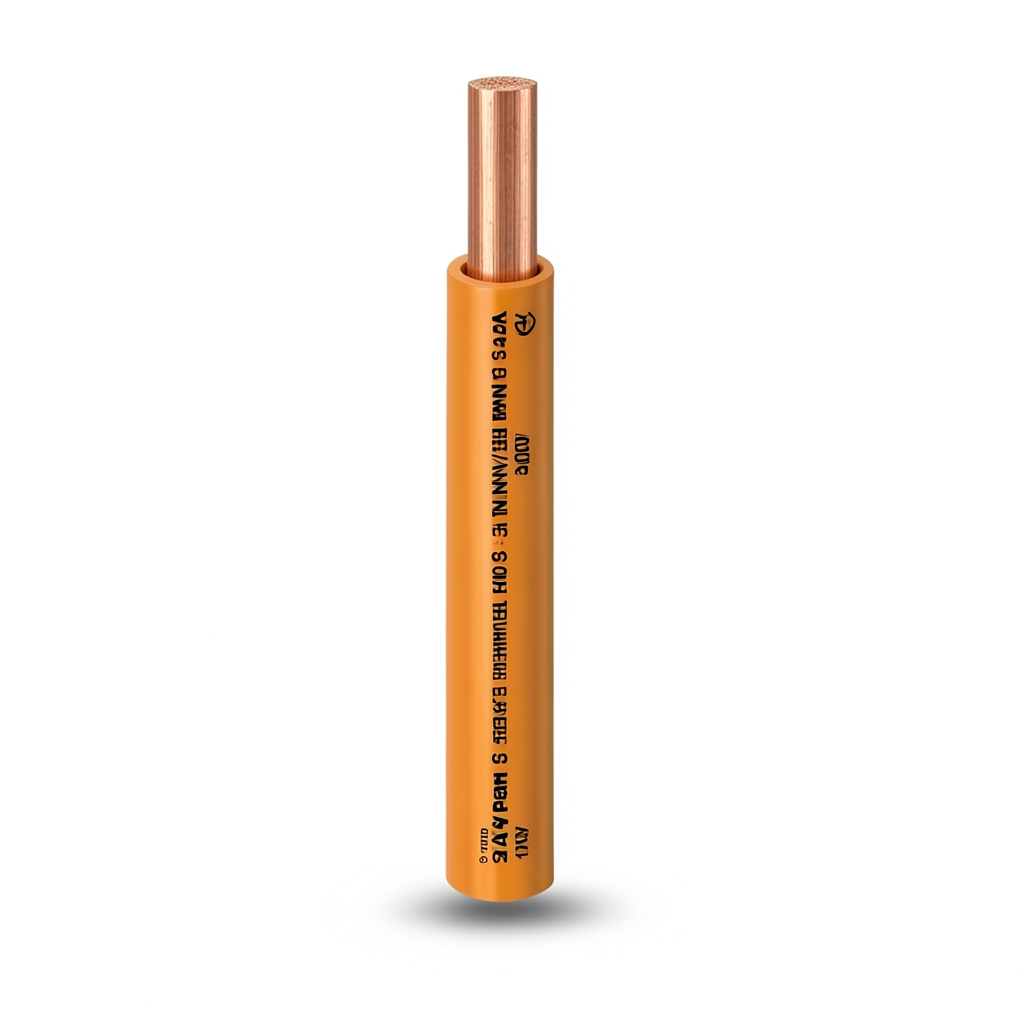THHN/THWN Copper Cable PVC Insulation 3.4 mm Diameter 600 Volt 500 Feet Orange | Al Fanar