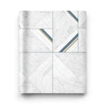 Spanish Wallpaper Marble Design 10m x 0.53m, White, Model 367-1