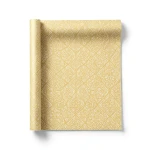 Patterned Wall Decoration 10 m x 0.53 m Yellow, Model G56589