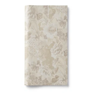 Spanish Wallpaper Floral Design Beige Color, Size 10mx0.53m, Model 4003-1
