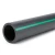HDPE Plastic Pipe Nominal Pressure 6 Bar PE 63 Outside Diameter 200 mm SDR 17.6 Black with Green Stripes - Image 1