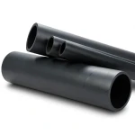 أنابيب HDPE ضغط تشغيل 4 بار PE 80، قطر 1200 ملم SDR 33 لون أسود