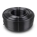 لفة أنابيب HDPE ضغط 6 بار PE 80، قطر 40 مم SDR 33 لون أسود