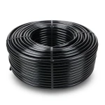 لفة HDPE ضغط 6 بار PE 80 قطر 63 مم SDR 33 لون اسود