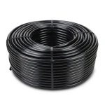 لفة انابيب بلاستيك HDPE ضغط 6 بار PE 80، قطر خارجي 125 ملم SDR 33 لون اسود