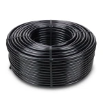 انابيب بلاستيك HDPE ضغط اسمي 6 بار PE 80، قطر 160 ملم SDR 33، اسود