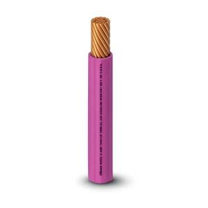 THHN/THWN Copper Cable PVC 105°C Insulation 1.31 mm², Diameter 2.5 mm, 600 Volt, 300 ft, Pink | Al Fanar