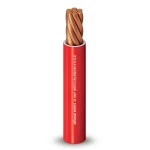 Stranded Electric Wire 95mm² 450/750V, Copper Conductor 2.66mm Diameter, Heat Resistant PVC Insulation, Red | Al Fanar