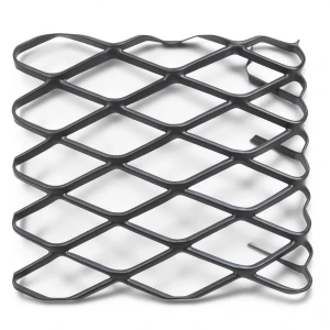Hot Rolled Black Steel Expanded Metal Mesh Khaleeji 1.8 mm Thickness 1.22m Width 2m Length
