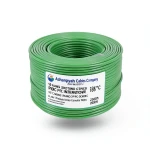 سلك نحاس مجدول 10 AWG مطلي بالقصدير عزل PVC 105°C اخضر 600 فولت طول 2500 قدم | شركة كابلات الشرقية للصناعة