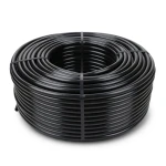لفة أنابيب HDPE ضغط 6 بار PE 80، قطر 40 مم SDR 33 لون أسود