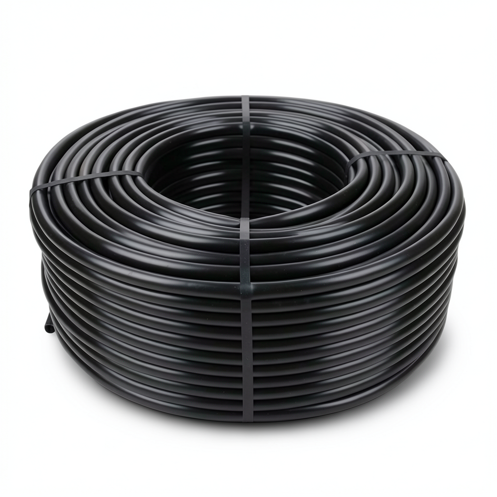 HDPE Coil Pipe Pressure 6 Bar PE 80, 40 mm Diameter SDR 33 Black