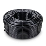 HDPE Plastic Coil Pipe Nominal Pressure 6 Bar PE 80, Outside Diameter 50 mm SDR 33, Black