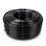 لفة HDPE ضغط 6 بار PE 80 قطر 63 مم SDR 33 لون اسود