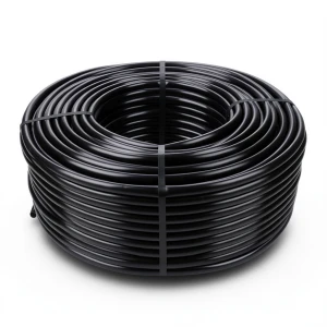 لفة HDPE ضغط 6 بار PE 80 قطر 63 مم SDR 33 لون اسود