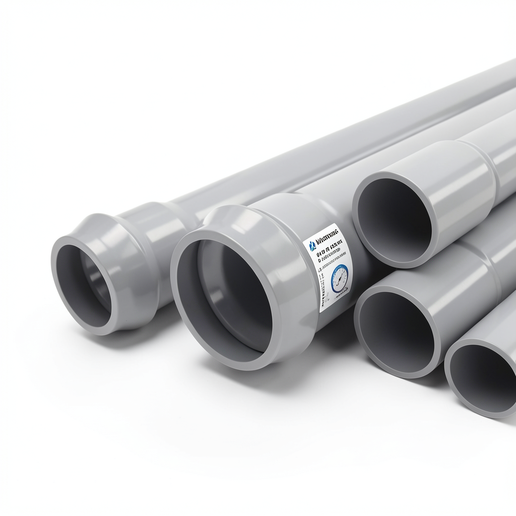 UPVC Pipes Nominal Pressure 8 Bar Outside Diameter 355 mm Thickness 10.9 mm Gray | Al Watania Plastics