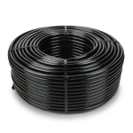 HDPE Coil Pipe 6 Bar Pressure PE 80, 110 mm OD, 5.0 mm Thickness, Black